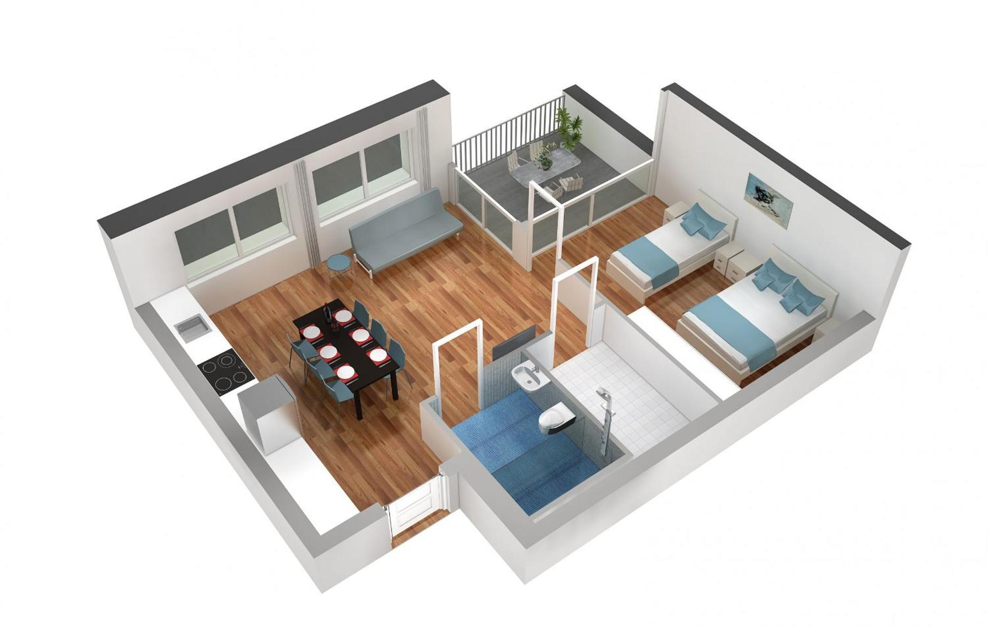 Appartement Hitrental Messe
