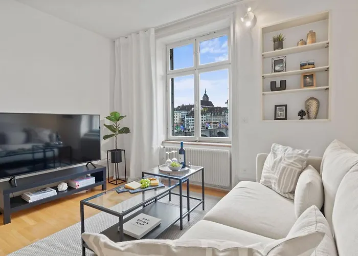 True Basel - Stadtwohnung I Rheinblick