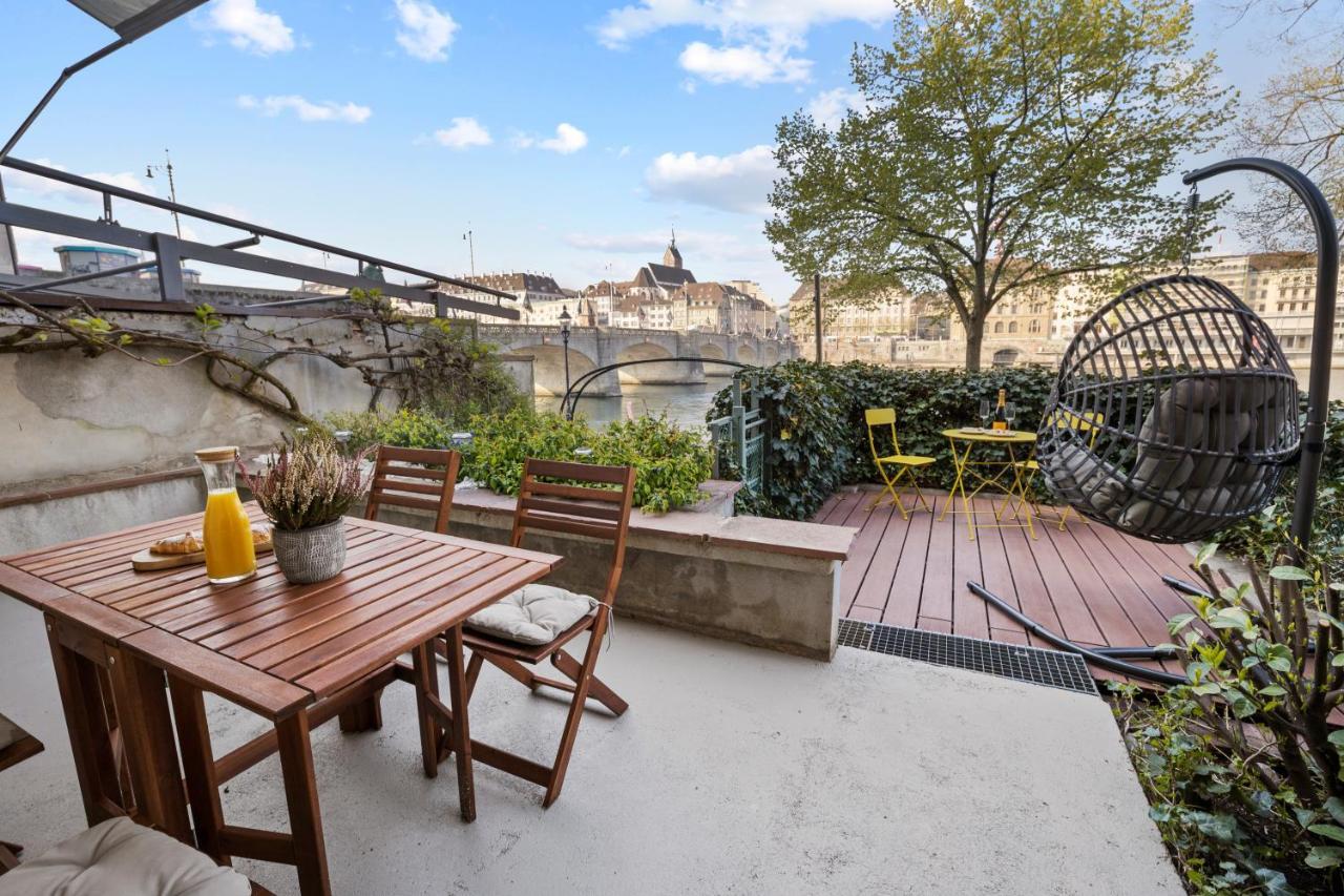Neu I Einzigartige I Terrasse Am Rhein I Netflix I Apple Tv * Basel