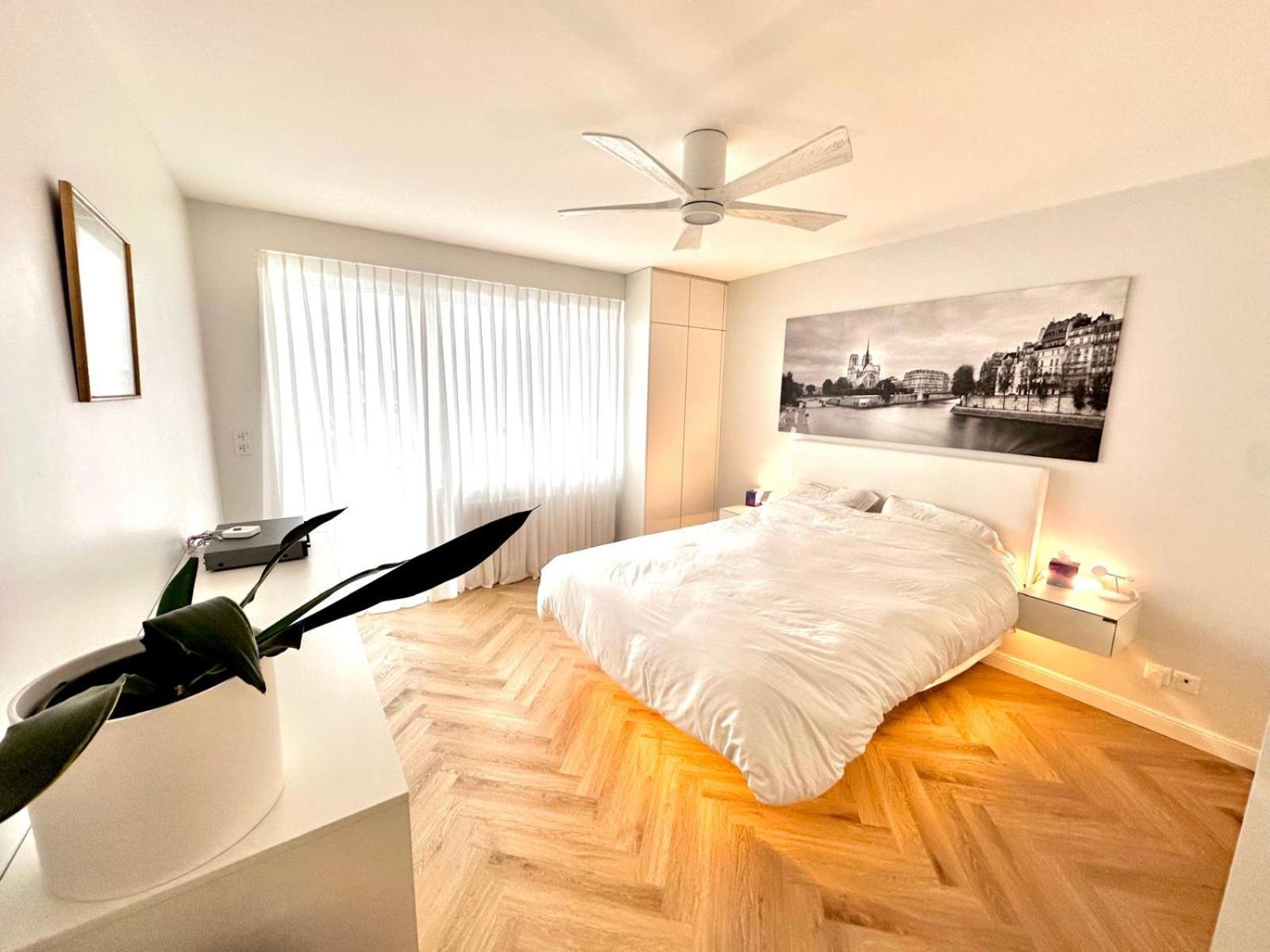 Apartment Modern 100m2, Treadmill Yoga Matts, 2 Balconies 5min To Main Station - 10min To