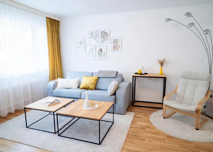 Expo-Basel-Ch Apt, Amazon Prime Video, Wifi, Coffee & Tee, Popcorn, Kitchen