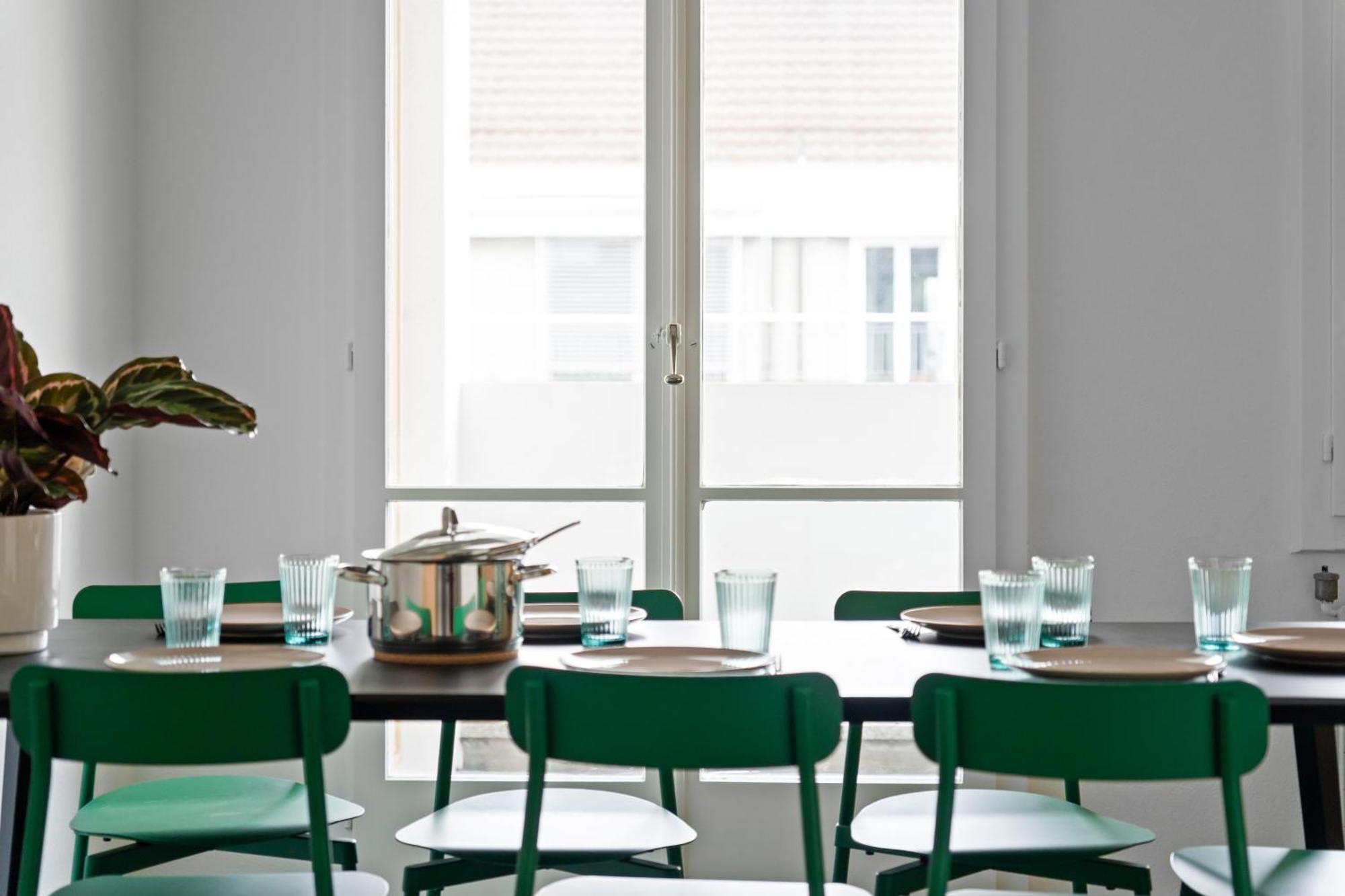Exquis Design Urban Blue I Altstadt I Messe & Art I Gemeinschaftskueche & -bad *