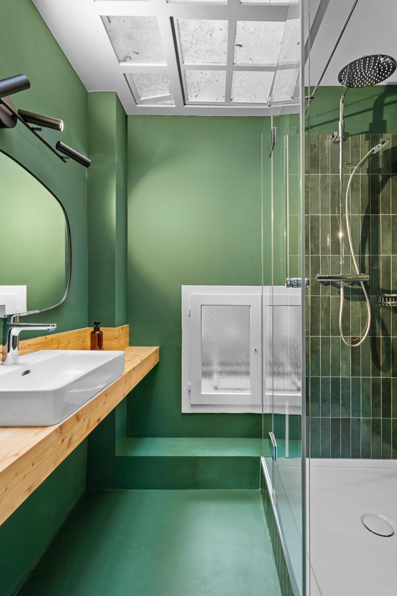 Appart hôtel Exquis Design Urban Blue I Altstadt I Messe & Art I Gemeinschaftskueche & -bad